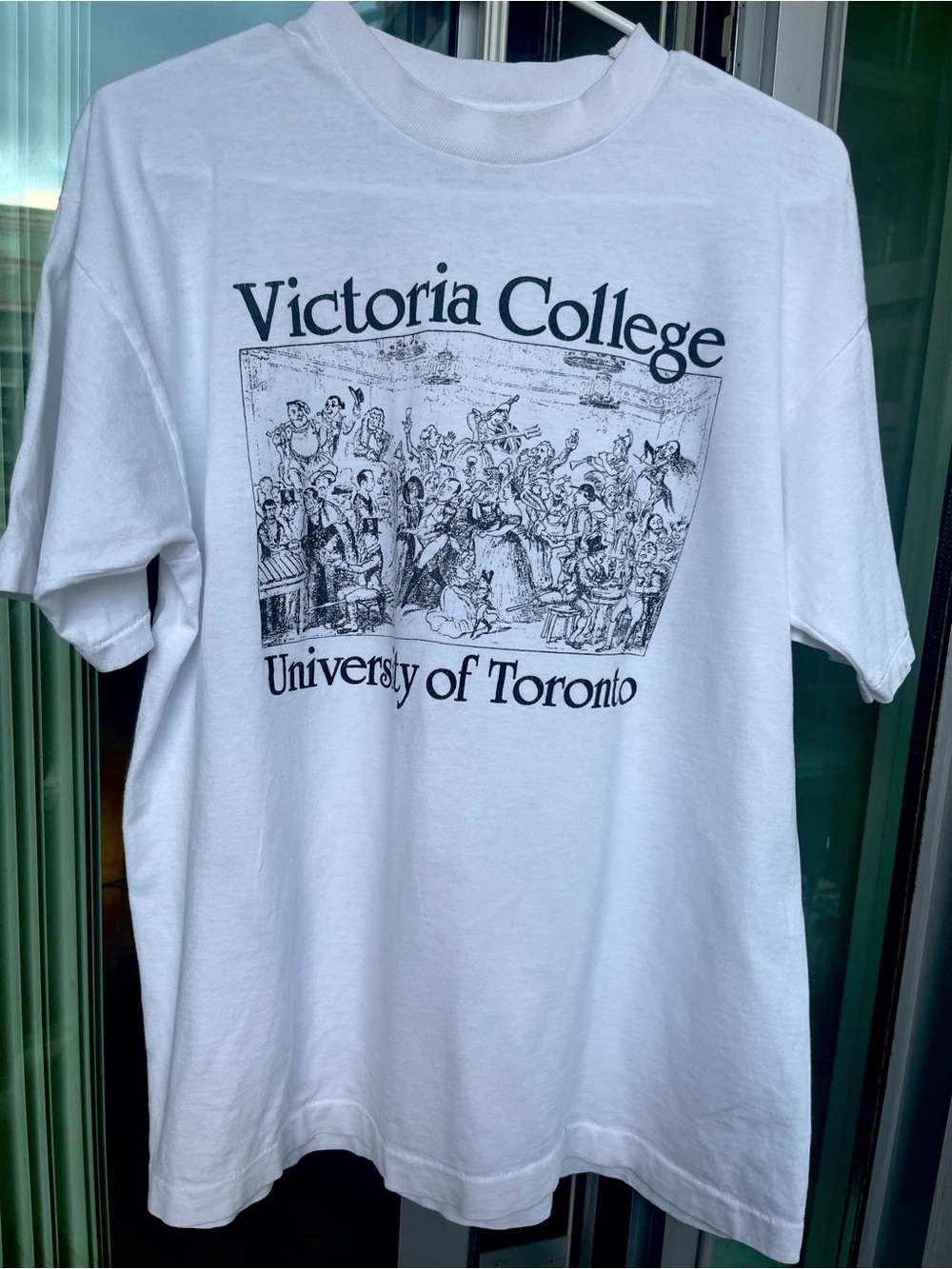 Victoria College University of Toronto White Graphic Tee